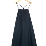 Black Arielle Cotton Thin Straps Midi Dress / SOEUR - Size 34