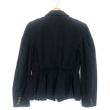 Black ARRAS Gathered Cotton-blend Jacket / ULLA JOHNSON - Size S