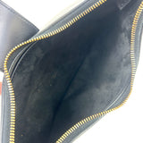 Black AVA TRIOMPHE Medium Smooth Calfskin Flap Bag / CELINE
