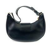 Black AVA TRIOMPHE Medium Smooth Calfskin Flap Bag / CELINE