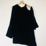 Black AWATI Cutout-shoulder Shift Dress / IRO - Size 34