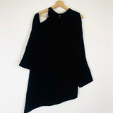 Black AWATI Cutout-shoulder Shift Dress / IRO - Size 34