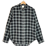 Black BALDWIN Madras Checked Cotton Shirt / VOYAGE 102 - Size L/XL