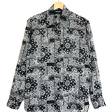Black Bandana Print Long Sleeves Shirt / THE KOOPLES - Size 1