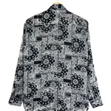 Black Bandana Print Long Sleeves Shirt / THE KOOPLES - Size 1