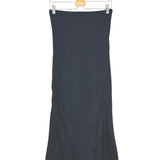 Black BAR Snake Print Side Slit Midi Skirt / ANINE BING - Size M