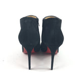 Black BELLISSIMA 100 Suede Ankle Boots / CHRISTIAN LOUBOUTIN - Size 38.5
