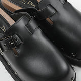 Black Calfskin Leather DIORQUAKE Clogs / DIOR - Size 40
