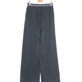 Black CARLTON Cupro Satinated Pants / VIkTORIA & WOODS - Size 32