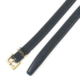 Black CASSANDRE Thin Belt / YVES SAINT LAURENT - Size 80  cm