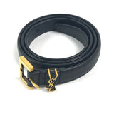 Black CASSANDRE Thin Belt / YVES SAINT LAURENT - Size 80  cm