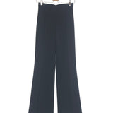 Black CELANA Pleated Tailored Pants / ELISABETTA FRANCHI - Size 40