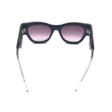 Black CHELSEA Square Frame Acetate Sunglasses / JACQUES MARIE MAGE