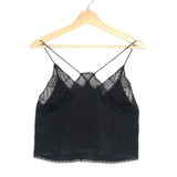 Black CHRISTY Silk Crop Camisole / ZADIG & VOLTAIRE - Size XS