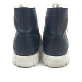 Black CLIMB Leather High Top Sneakers / HERMES - Size 38.5