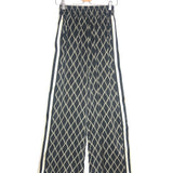 Black Corde Printed Relaxed Silk Pants / SHONA JOY - Size 34