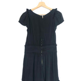 Black Corset Sleeveless Playsuit / SANDRO - Size 2