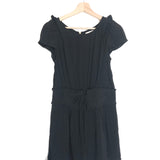 Black Corset Sleeveless Playsuit / SANDRO - Size 2
