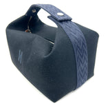 Black Cotton Canvas Bride-a-Brac Vanity Case / HERMES