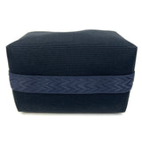 Black Cotton Canvas Bride-a-Brac Vanity Case / HERMES
