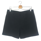 Black Cotton Cargo Shorts / AUVER_FIT - Size xS/S