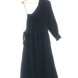 Black Cotton Gauze AVELINE Dress / XIRENA - Size XS