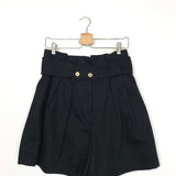 Black Cotton High Waist Shorts / PATOU - Size 40