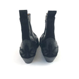 Black Cowbow Ankle Boots with Black Suede Panel / GOLDEN GOOSE - Size 37