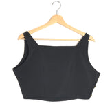Black Cropped Tank Top / DARB DESIGN - Size M