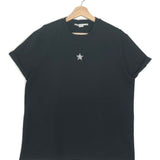 Black Crystal Star Embellished T-Shirt / STELLA MCCARTNEY - Size 42
