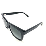 Black D-frame Acetate Sunglasses / GUCCI