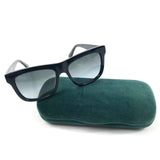 Black D-frame Acetate Sunglasses / GUCCI