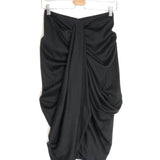 Black DASTICA Wool Ruched Pencil Mini Skirt / ISABEL MARANT - Size 36