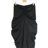 Black DASTICA Wool Ruched Pencil Mini Skirt / ISABEL MARANT - Size 36