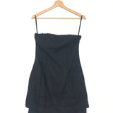 Black DULCE Strapless Linen Mini Dress / DISSH - Size 36