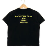 Black DYMA Backstage Cotton Tee / ZADIG & VOLTAIRE DEFILE - Size XS