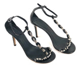 Black embellished EINARI 85 T-strap Sandals / ISABEL MARANT - Size 38