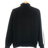 Black Floral Silk Bands Embellished Bomber Jacket / ALEXANDER MCQUEEN - Size 38