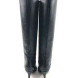 Black EVE Leather Knee-length Boots / CHLOE - Size 38
