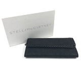 Black FALABELLA CONTINENTAL Faux-Leather Wallet / STELLA MCCARTNEY