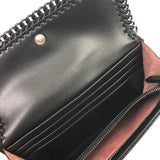 Black FALABELLA CONTINENTAL Faux-Leather Wallet / STELLA MCCARTNEY