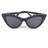 Black FALABELLA Gold-tone Chain Cat Eye Sunglasses / STELLA MCCARTNEY