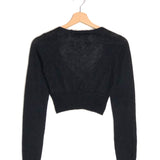Black FAUZIA Wool Blend Cropped Cardigan / BA&SH - Size 0