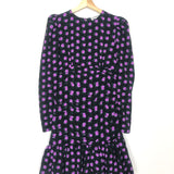 Black Floral Gathered Mini Dress / ESSENTIEL ANTWERP - Size 36