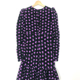 Black Floral Gathered Mini Dress / ESSENTIEL ANTWERP - Size 36