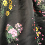 Black Floral Jacquard Skirt / ERDEM X H&M - Size 34