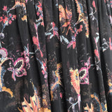 Black Floral Print LILIESPE Skirt / IRO - Size 34