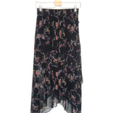 Black Floral Print LILIESPE Skirt / IRO - Size 34