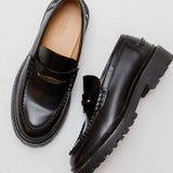 Black FREZZA Calfskin Leather Loafers / ISABEL MARANT - Size 38