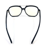 Black Geometric Aviator SL 545 Sunglasses / SAINT LAURENT